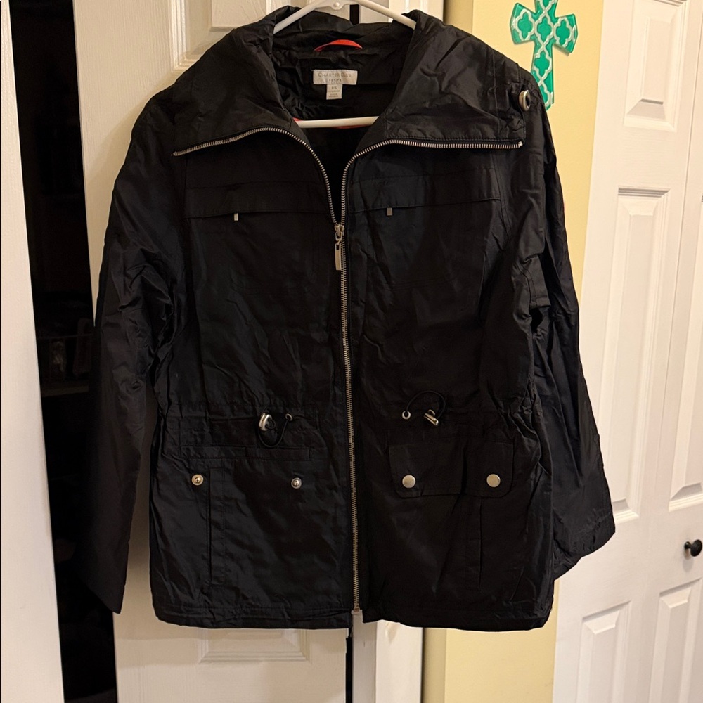 Charter Club Black Nylon Jacket